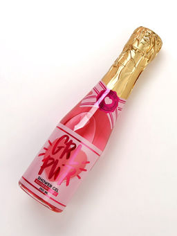 Гель для душа шампанское GRL PWR, аромат малинового вина, 250 мл, Чистое счастье  фото 3