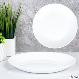 Набор тарелок 6 штук 180 мм / FLY70 (white) /уп 12/ - ГалеонТрейд фото 2