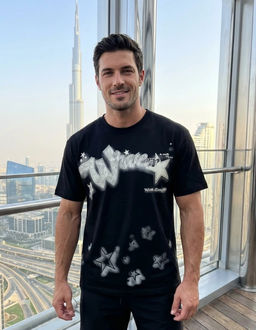 KM1901 Футболка (хлопок) ЧЕРНЫЙ