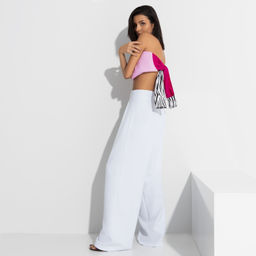 Брюки Lifestyle (white с поясом) - Charutti фото 4