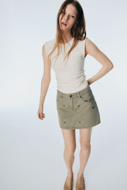 Top drapeado sin mangas - H&m фото 6