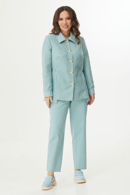 Костюм Magia mody 2391 шалфей+ желтый