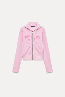 VELVET HOODED JACKET - Zara фото 3