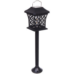 Фонарь садовый "Винтаж" 12*12*13,5 см (h=60 см) на солнечной батарее (универсальный), тёплый белый