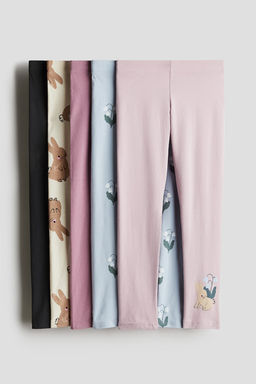 Pack de 5 leggings de algodon