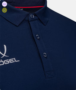 Поло Jogel NATIONAL PerFormDRY Classic Polo, тёмно-синий.  фото 5