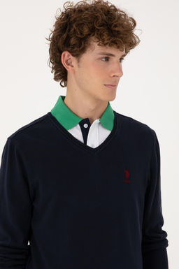 Erkek Lacivert Basic Kazak Sepette S_rpriz _ndirim - U.s. polo assn фото 2