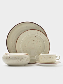 Салатник Magistro Mediterana, 900 мл, d=16.8 см, фарфор, бежевый  фото 7