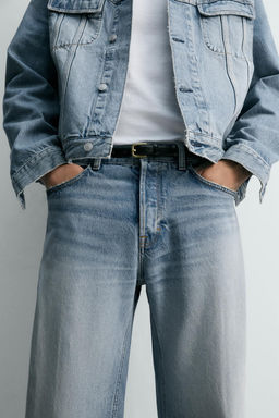 RELAXED FIT LIMITED EDITION JEANS - Zara фото 7