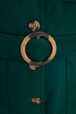 Haki Baglama Detayl? Dokuma Elbise TWOAW20EL1156