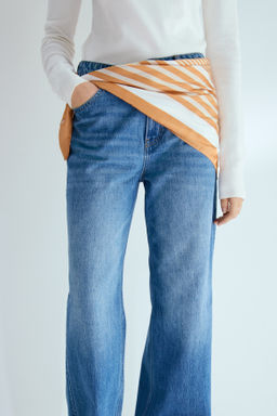 Vaquero con fular Straight High Waist - H&m фото 5