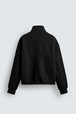 RIBBED BOXY FIT JACKET - Zara фото 8