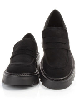 03-C1801-2 BLACK Полуботинки женские (натуральная замша) - Фабричный китай фото 11