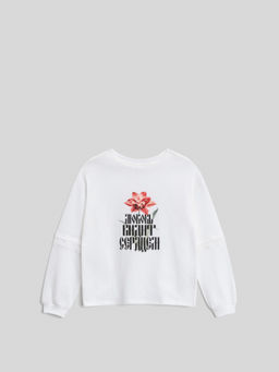 ACOOLA / Джемпер детский для девочек Airville белый  фото 3