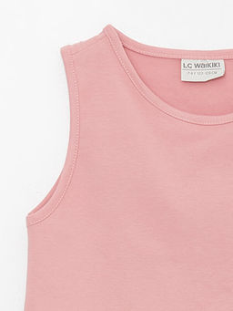 Bisiklet Yaka Basic K?z ?ocuk Atlet - Waikiki фото 3