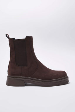 Kahverengi Suet Duz Tabanl? Chealsea Kad?n Bot TAKAW26BO00085