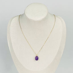 Кулон на цепочке из Аметиста 45 см +