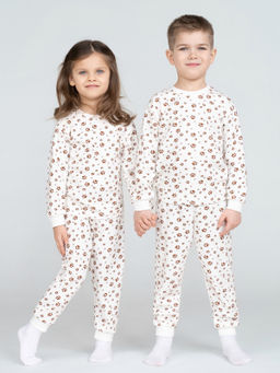 Пижама детская молочнаяжирафы