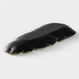 Блюдо для фруктов Доляна Золотой лист, 3815,5 см, цвет чёрный  фото 3