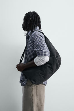 BOLSO HOMBRO NYLON / Negro