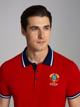 Поло мужское СССР 65M-RR-1783 RED-N-ROCKS - Addic фото 3