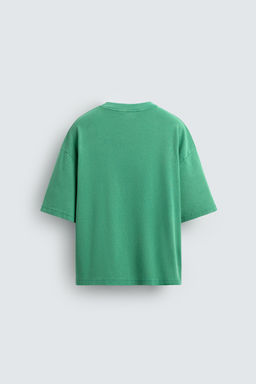 SUDADERA BOXY FIT ESTRUCTURA / Verde - Zara фото 8