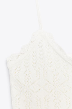 CUTWORK STRAPPY TOP - Zara фото 6
