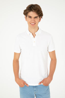 Мужская белая футболка Неожиданная скидка в корзине - U.s. polo assn фото 3