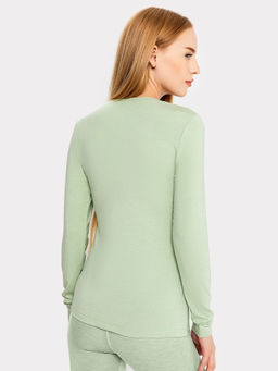 Джемпер Термо женский в туманно-зеленом оттенке туманный зеленый 602332 - Mark formelle фото 2
