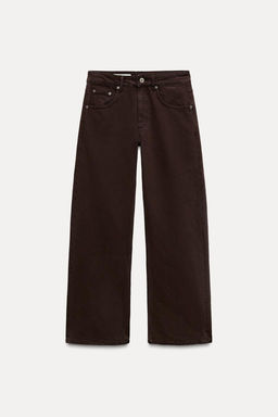 TRF BALLOON CURVED LEG MID-WAIST JEANS - Zara фото 2