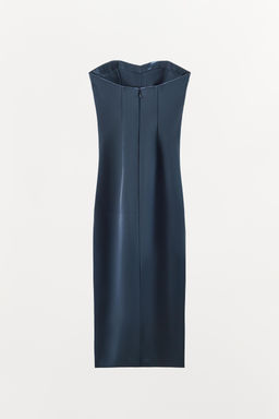 SATIN BANDEAU DRESS - Zara фото 7