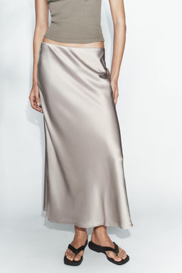 SATIN MIDI SKIRT - Zara фото 2