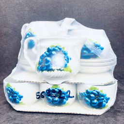 Набор чайный 15 пр Цветы (чайн+сах+мол+6ч/пар) СТМД