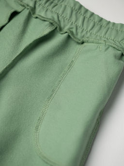 Джоггеры детские трикотажные 2х нитка петельный, серый - Lesi kids фото 5