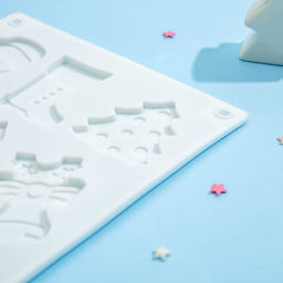 Форма для кондитерских украшений Доляна Новый год, 29.3?17.3 см, 12 ячеек, силикон