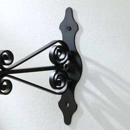 Кронштейн для кашпо кованый, 25 см, металл, чёрный - Simaland фото 9