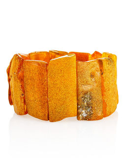 Браслет из натурального янтаря с лечебным эффектом Помпеи