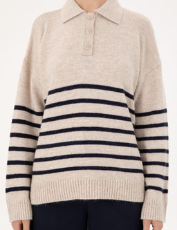 Ekru Comfort Fit Kazak - Pierre cardin фото 6