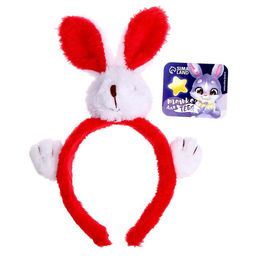 Карнавальный ободок Заяц, цвета МИКС - Simaland фото 3