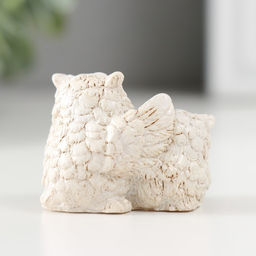 Цена за 2 шт. Фигурка полистоун «Сова и совёнок», 2.7×4.3×3.8 см, МИКС