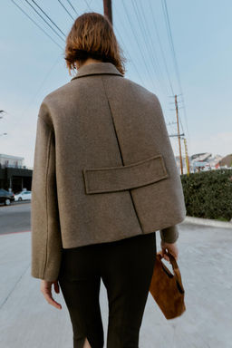 SHORT WOOL COAT - Zara фото 14