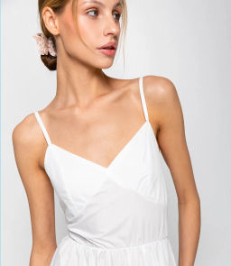 Сарафан #КТ1509, белый