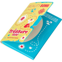 Лимитка Beauty Bomb Матирующие салфетки для лица / Mattifying Face Paper Treasure Map