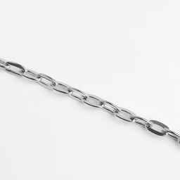 Цепочка для сумки, железная, 9×5 мм, 10±0.5 м, цвет серебряный