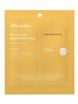 Jmsolution Тающая гидрогелевая маска с ниацинамидом / Bio-Vita Duo Brightening Mask, 34 г