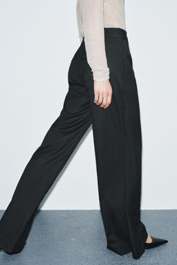 ZW COLLECTION PINSTRIPE PAREO TROUSERS - Zara фото 3