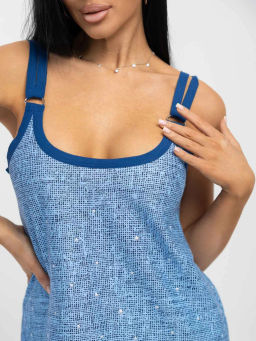 Сарафан женский, цвет синий