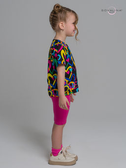 Костюм Актив яркие сердца-фуксия - Sovalina фото 17