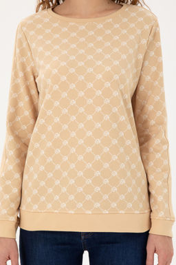 Женская толстовка песочного цвета Неожиданная скидка в корзине - U.s. polo assn фото 6