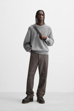 TEXTURED RELAXED FIT SWEATER - Zara фото 9